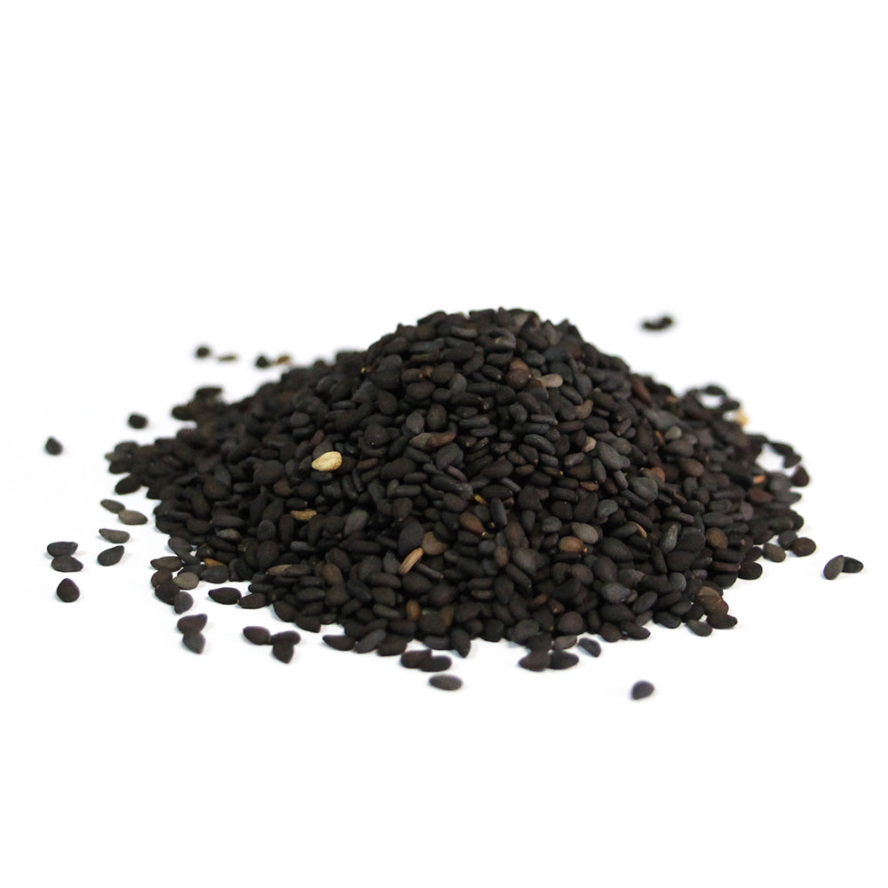 Organic Raw Black Sesame Seeds, Family Farm Organics (300g)