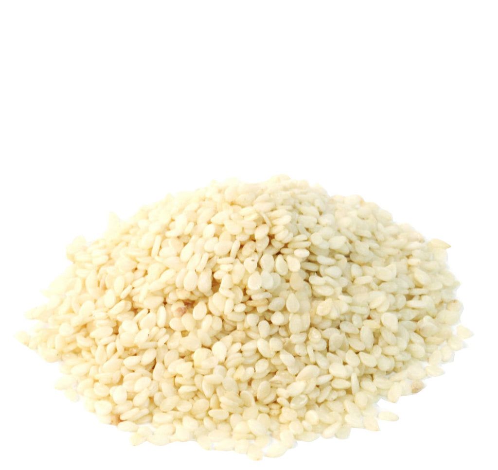 Organic Raw White Sesame Seeds, Family Farm Organics (300g) - Hu Organics