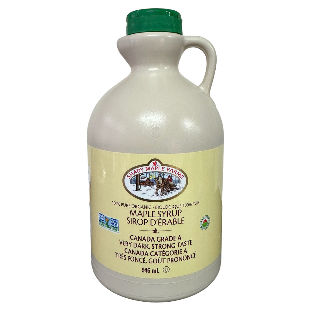 Shady Maple Farms, Organic Maple Syrup, Dark (946ml)