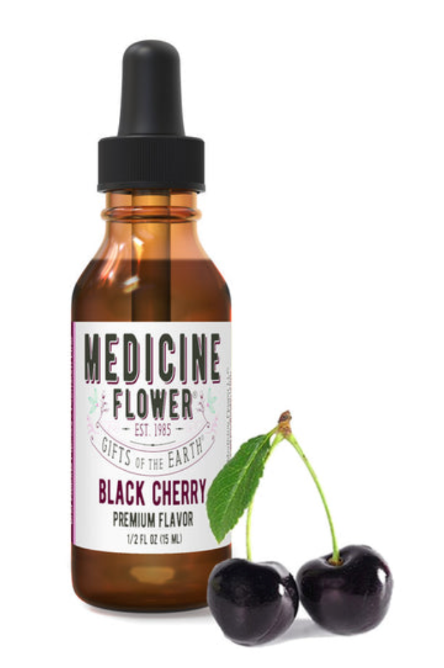 Medicine Flower, Black Cherry Flavor Extract (15ml)