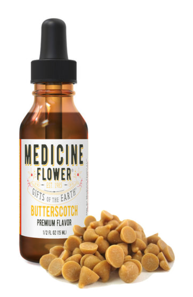 Medicine Flower, Butterscotch Flavor Extract (15ml)