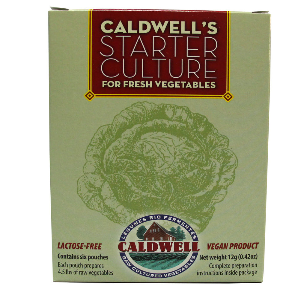 Caldwell's, Vegetable Starter Culture, Six pouches (12g) - Hu Organics