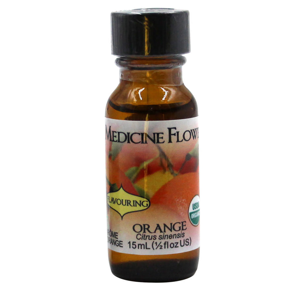 Medicine Flower Orange Flavor Extract (15ml) - Hu Organics