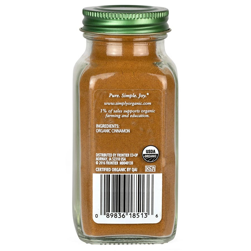 Simply Organic, Cinnamon (69g) - Hu Organics